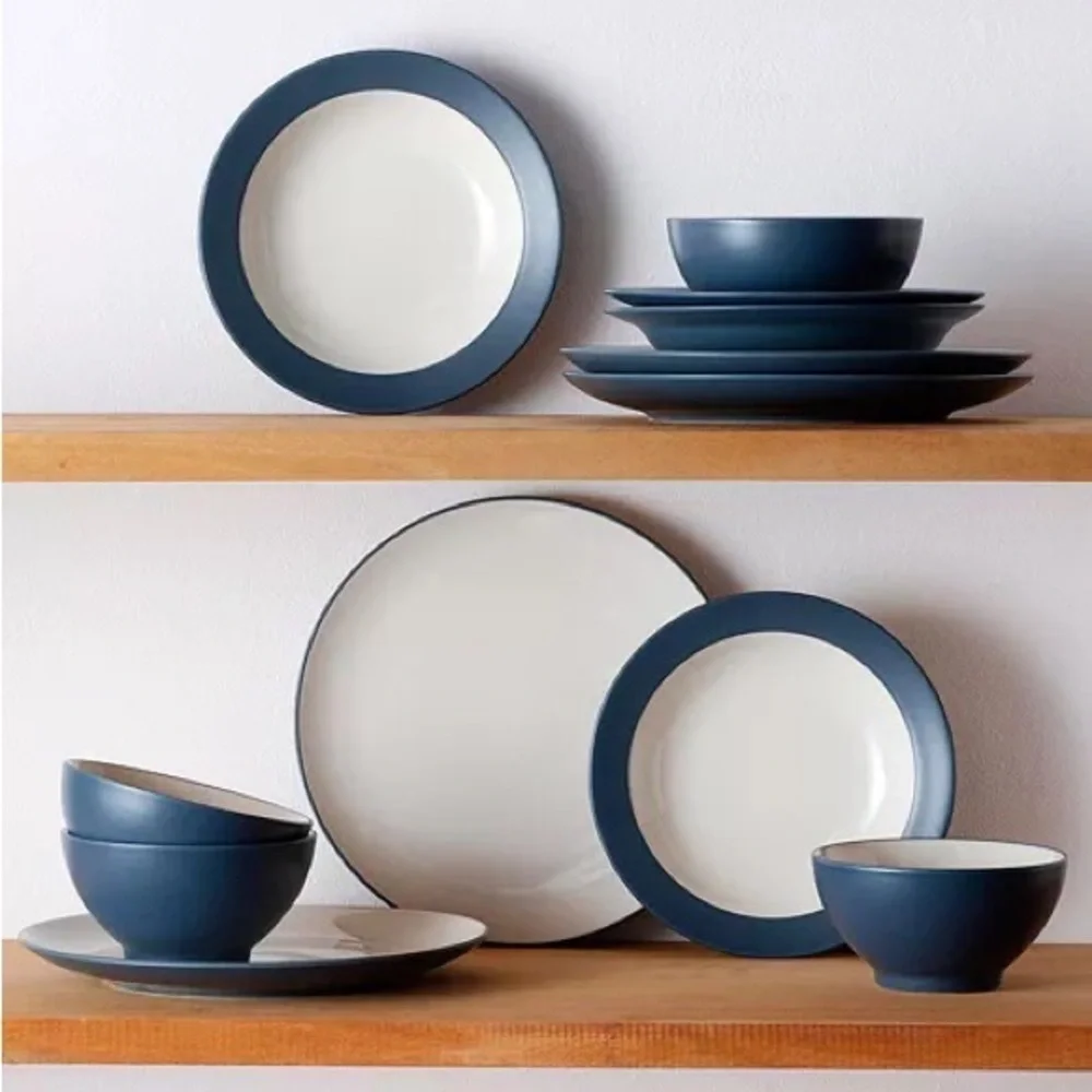 4 Noritake colorware collection plate for soup